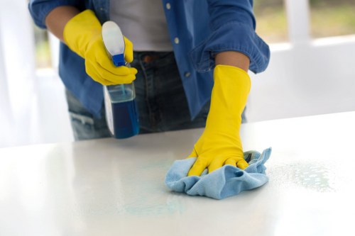 Community-focused sustainable carpet cleaning with recycling and reuse partnerships